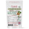 Vitamin D3, D2, K2, Natural Wholefood Plant Based 3000IU -