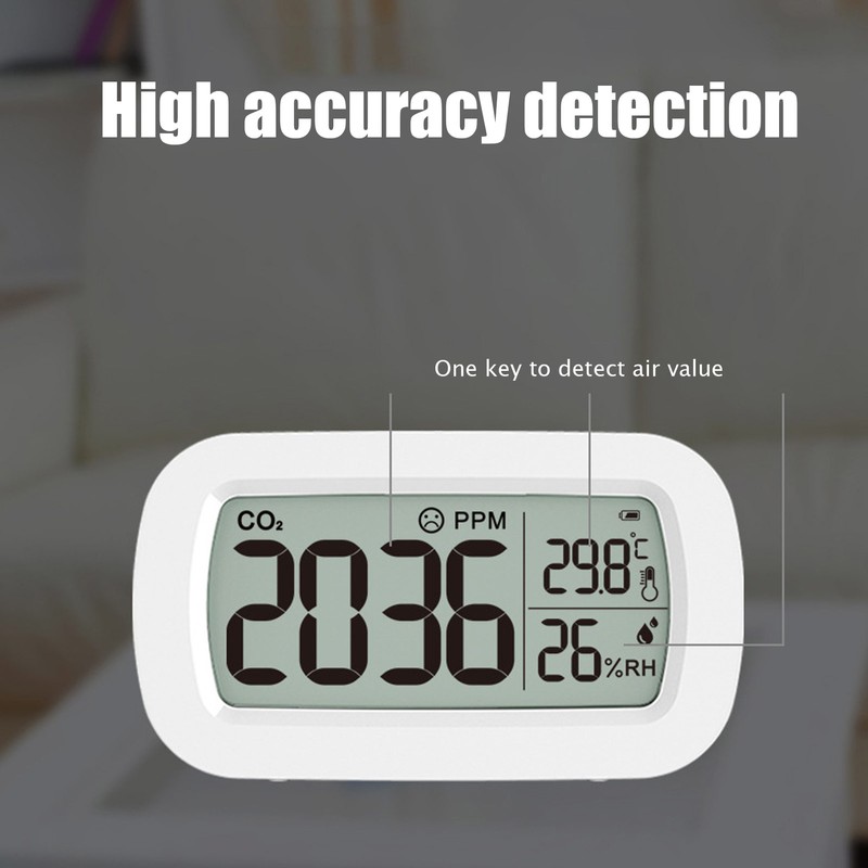 CO2 Detector USB Power Supply Indoor Carbon Dioxide Gas Concentration