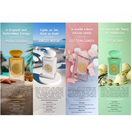 MUSK Collection Gulf Orchid 60ml - 2.02 Fl Oz GULF ORCHID Toffee, Cotton candy, Mysterious Musk, Pina Colada, Pistachio Musk - SELECT: Angel Musk