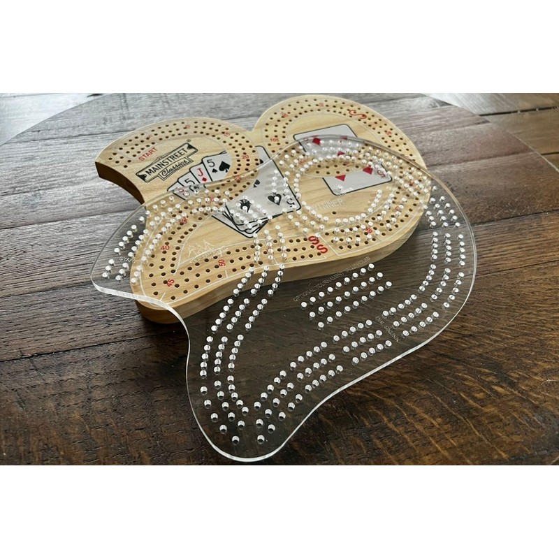 29 Design Cribbage Board Template 3-Track Heavy Duty Acrylic Jig