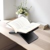 Wood Book Stand for Reading - Book Display Stand, Cook
