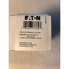 EATON WaveLinx Wallstation Unit Pack 2 Button Large Wallstation With RL