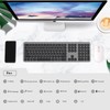cimetech 2.4GHz Wireless Keyboard with Number Pad Full Size Design