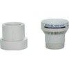 Studor 20341 Mini-Vent Air Admittance Valve with PVC Adapter, 1-1/2-
