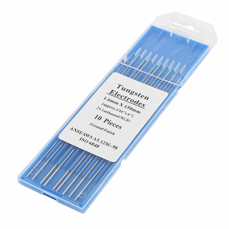 10pcs box WL20 Tungsten Electrode Professional Tig Rod 2.0% Lanthanated