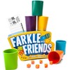 Brybelly Farkle with Friends - The Classic 6-Player Dice Game in a Premium Storage Tin - Colored Dice with Matching Cups - Gaming & Family Party Fun for Kids, Teens, Adults, & Seniors