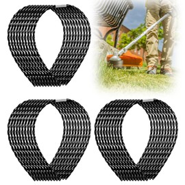 Forhandy Pack of 30 grass trimmer thread, each 38 cm x 3.5 mm, replacement trimmer line for Bosch F016800431, strong cutting power trimmer line, compatible with Bosch brush cutter AFS 23-37