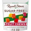 RUSSELL STOVER Sugar Free Fruit Chews Candy, 7.5 oz. bag
