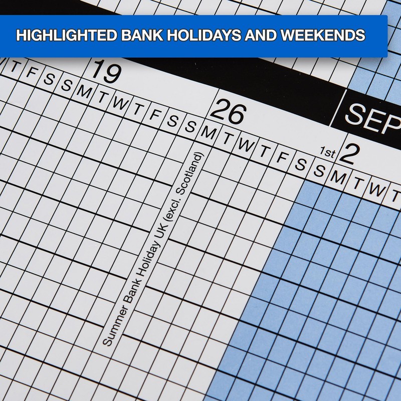 2025 Staff Year Planner Wall Calendar - Up to 40