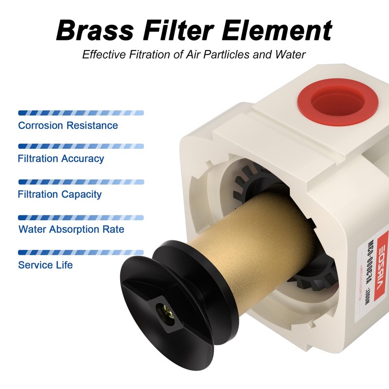 AIRZOE 3/8" NPT Air Dryer for Compressor - Air Compressor