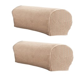 LINGXIYA Set of 2 Sofa Armrest Cover, Soft Stretch Arm Cover for Recliners Sofas Chairs,Couch Furniture Armrest Protector Covers