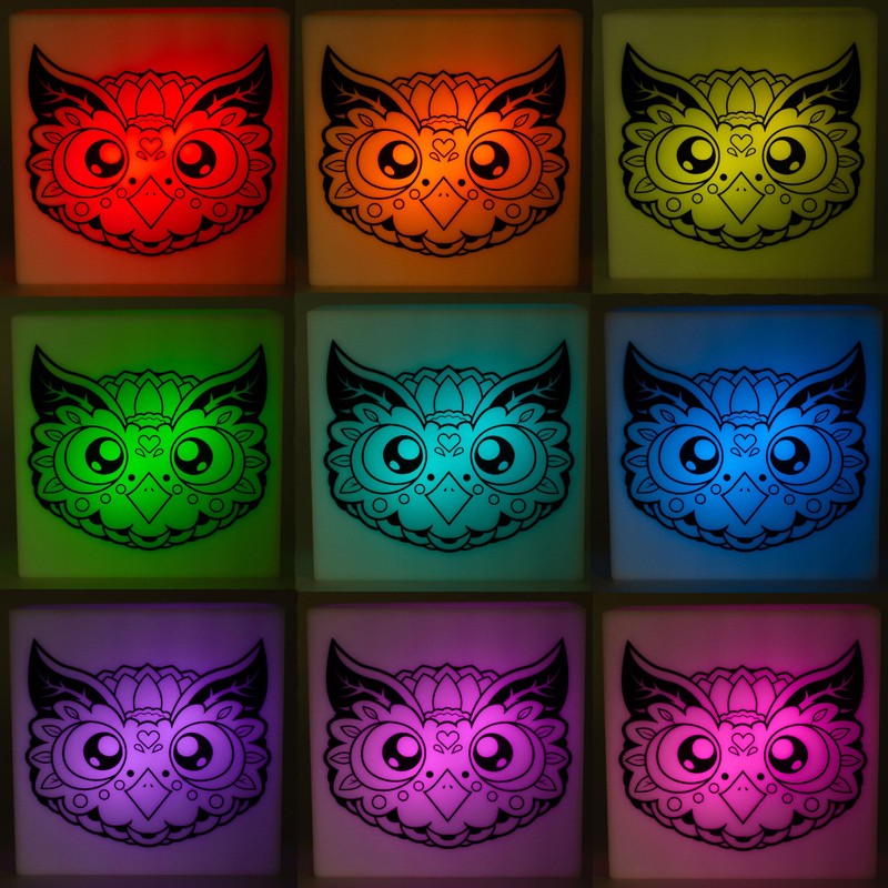 IQ Zoolight DIY Create Your Own Coloring Night Light Craft