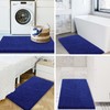 Smiry Luxury Chenille Bath Rug 24''x16'', Extra Soft and Absorbent
