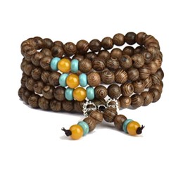 KOKY Wood Beads Bracelet for Men, Stretch Beaded Bracelet WBY004
