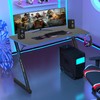 BestOffice Gmaing Desk Z Shaped 47 inch Gaming Workstation Ergonomic