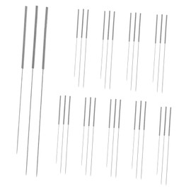 Gatuida 30pcs Stainless Steel 3D Printer Nozzle Cleaning Needles Efficient Nozzle Clog Remover Compatible with Multiple 3D Printer Models for Home School