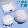 2pcs Powder Puffs, 6'' Powder Puff for Body and 5''