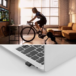 moofit ANT+ Dongle USB ANT Stick for TacX, Wahoo Kickr, TheSufferfest, TrainerRoad, Rouvy, Work with Indoor Bike Trainers