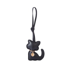 Cat Leather Bag Charm Purse Charms for Handbags Backpack Tote Bags,Fashion Bag Accessories Cute Keychains PU Car Charms