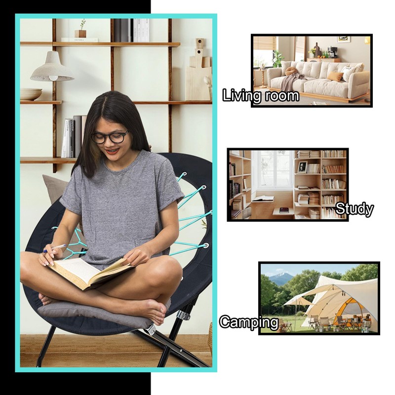 CAMP SOLUTIONS Ultimate Comfort Bungee Chair - Versatile Bunjo with