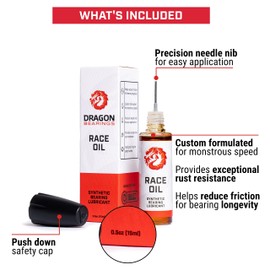Fireball Dragon Bearing Lube for Skateboards - Longboard Bearing Lubricant - Inline Skate Lube (Race Oil)