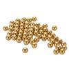 sourcing map 60 Pcs Precision Solid Brass Bearing Balls 17/64"