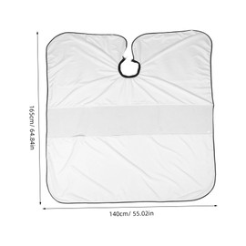 OATIPHO Large Transparent Static Hair Cutting Cape for Adults Durable Salon Cape with Enhanced Visibility for Hairdressing Barber Shops and Beauty Salons