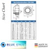 Blue Eyes Locking Nuts DIN985 Stainless Steel Hex Nuts Standard