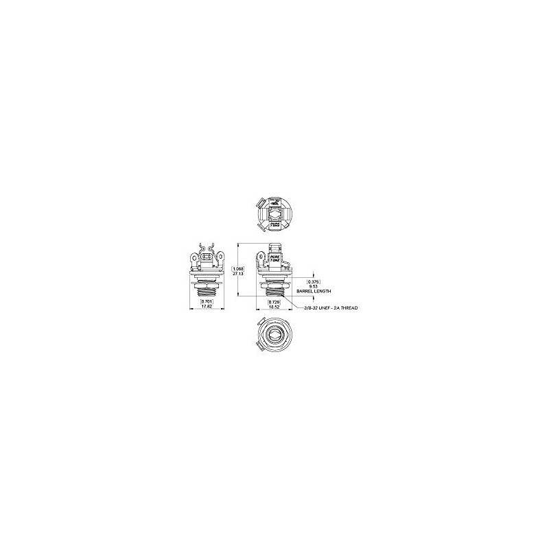 Pure Tone Multi-Contact 1/4″ Output Jack Gold