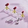 Soporte de acrílico 4 en 1 para uñas y práctica,