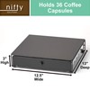 Nifty Coffee Pod Drawer – Compatible with K-Cups, 36 Pod