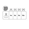 GARDINIA, Flexible sun protection, Translucent, 6 Suction Cups Included, Black,