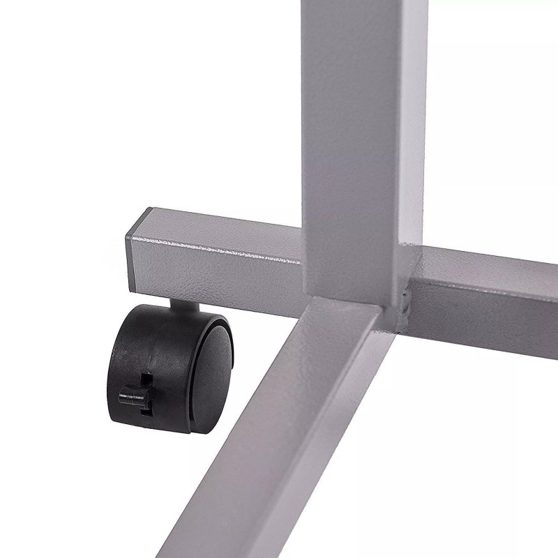 ROSCOE MDS Medical Adjustable Overbed Bedside Table with wheels (Hospital