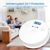 2 Packs Carbon Monoxide Detector LCD Digital Display 85dB Alarm