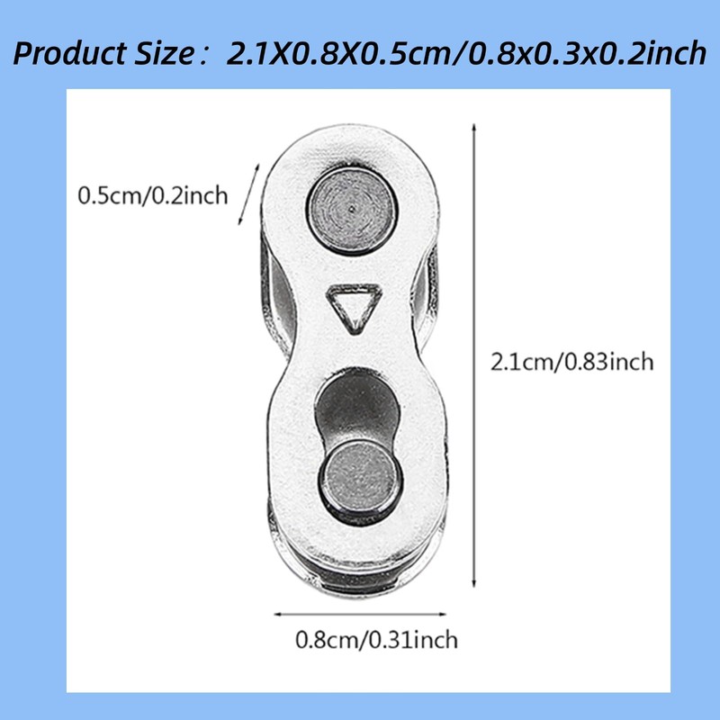 5 Pairs Bicycle Chain Lock, Quick Release Bicycle Chain Lock