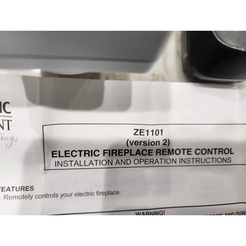 Majestic ZE1101 Majestic Fireplace Remote Control ERC1 Light Remote Control