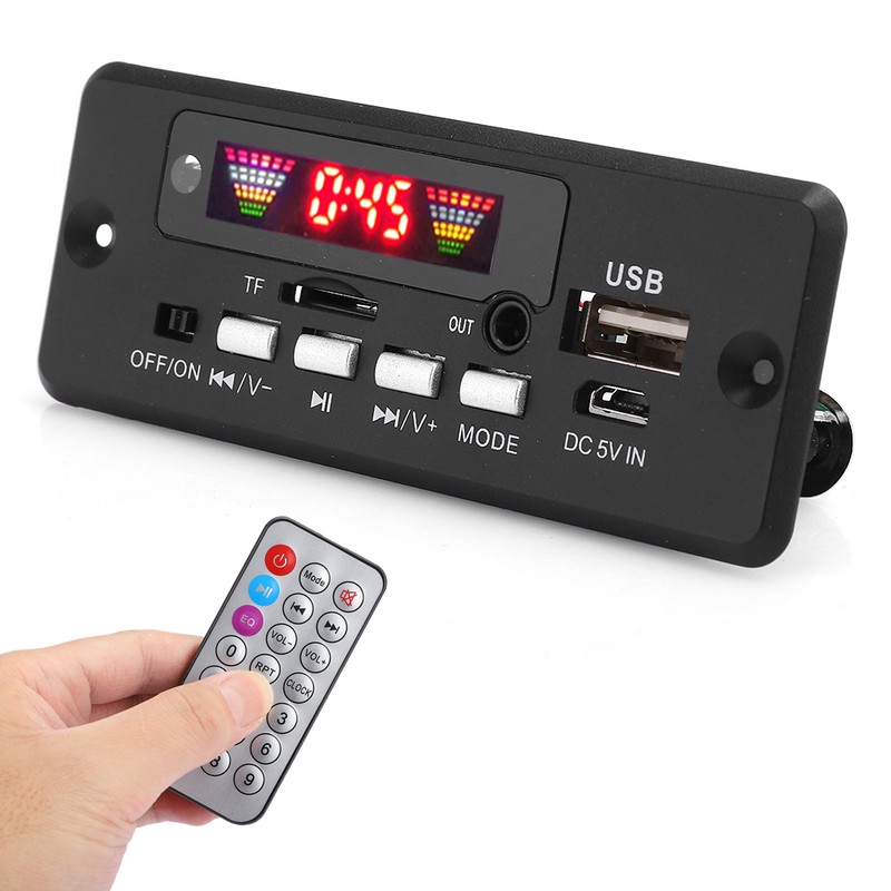 Bluetooth 5.0 Audio MP3 Decoder Board Module with Remote Controller