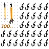 zDwfDc 100PCS Pegboard Hooks Plastic Peg Board J Hooks for