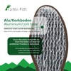 Real, Warm Lambskin Insole, Brown, with Aluminium Base I Size