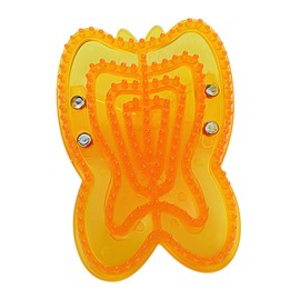 Baluue 1pc Practical Five-element Gua Massage Brush Smooth Meridian Body Scraping Tool for Fatigue Relief Stylish Design for and Use Transparent Butterfly Style