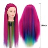 Mannequin Head with Hair, 29'' Training Head Braiding Doll Head