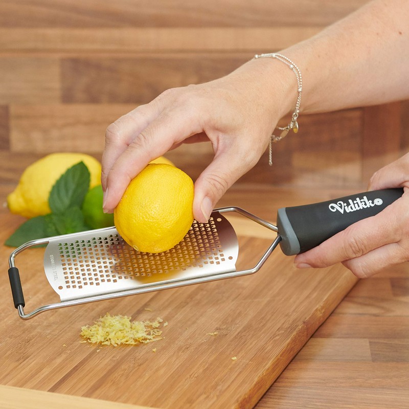 Vidikko Premium Lemon Grater, Made of Stainless Steel, Parmesan Grater,