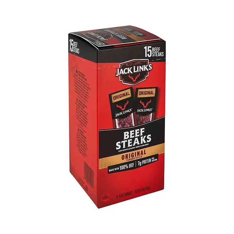 Jack Links Original Tender Style Beef Steak, 15 pk. FREE