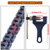 MRELC 428 Motorcycle Chain+ Chain Breaker,114-links Heavy Duty Drive Chain