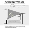 RICHIE Upgrade 16'x20' Sun Shade Sail Rectangle Canopy, Water Resistant