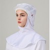 Sanitary hat Food cooking integrated kitchen hat Glasses holder Cap type Sky Blue