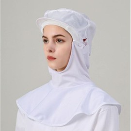 Sanitary hat Food cooking integrated kitchen hat Glasses holder Cap type Sky Blue