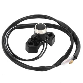 Keenso Motorcycle Kill Switch, ATV 22 mm Handlebar Switch, Killschater, Integrated Motor, On/Off Switch, Universal for Motorcycle, Dirt Bike, ATV (Black)