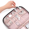 Pavilia Tech Organizer Case - Cable & Charger Storage, Travel