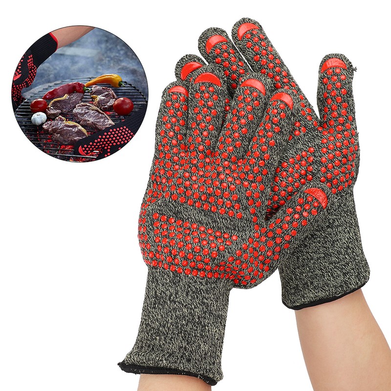 800 ° C High Temperature Resistant Gloves Flame Retardant Hands